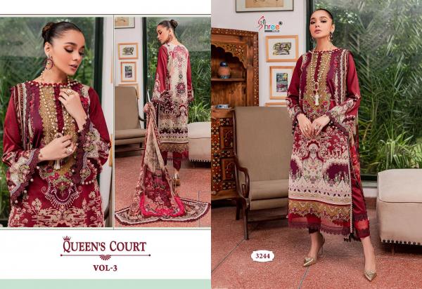 Shree Queens Court Vol 3 Cotton Dupatta Pakistani Salwar Suits